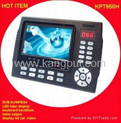 Nice kpt958h digital sat finder signal meter display free hd channel signal