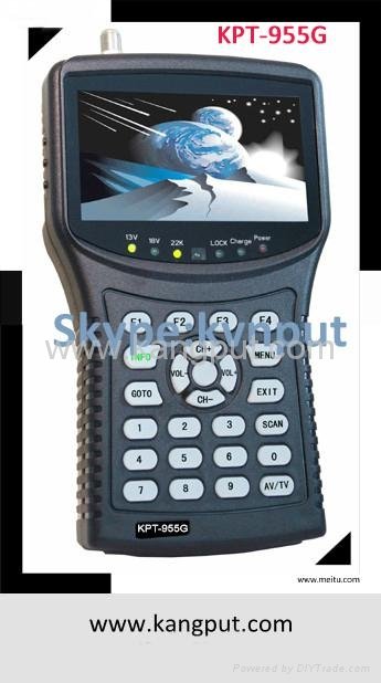 4.3 Inch handheld digital sat finder sat finder 4 satellite finder dvb s2 KPT955