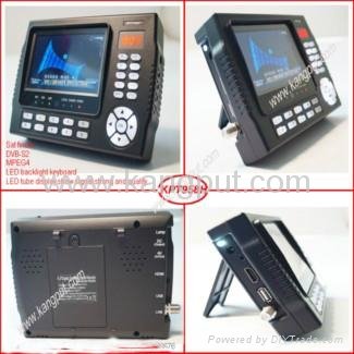 Easily adjust TV antenna signal kpt958h digital satfinder signal meter with led 