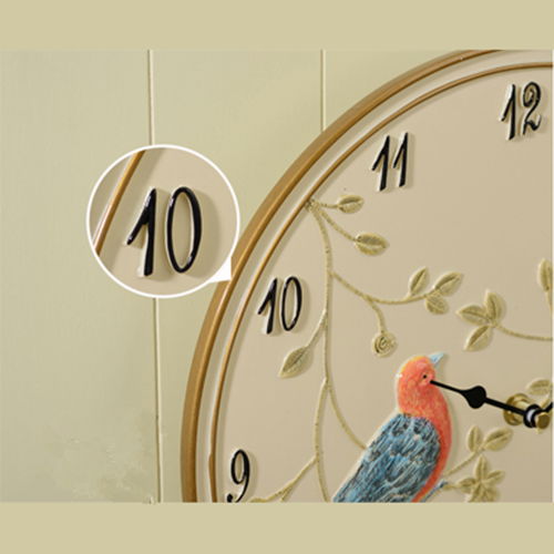 Silent movement cuckoo and Home Decoration Gifts Wall Clock European style 2