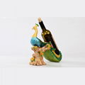 peacock shaped decorative single wine bottle 4