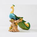 peacock shaped decorative single wine bottle 5