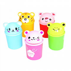 plastic mini color Desktop garbage bin