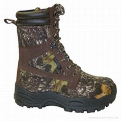 Sneaker boots hunting boots with spliter leather and camo