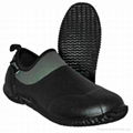 Green neoprene garden shoes water proof