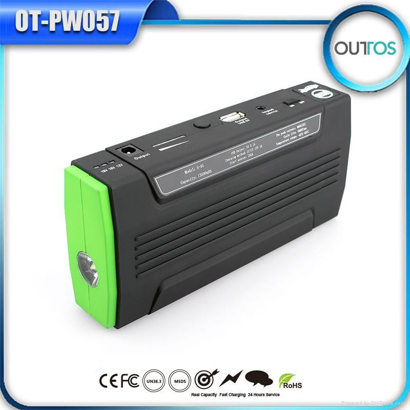 Multifunction car jump starters power bank 12000mAh 2