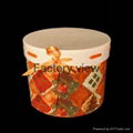 Round lid and base paper gift box 2