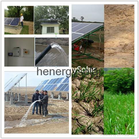 太陽能光伏水泵抽水野外灌溉系統工程 3