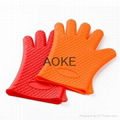 Anti-hot popular kitchen silicone glove  2