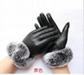 fashion women leather gloves