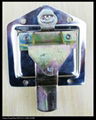 Trailer recessed t paddle handle lock 1