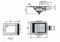 Flush recessed paddle handle latch lock 3