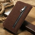 Vintage style Super slim flip wallet leather case for galaxy S6  4