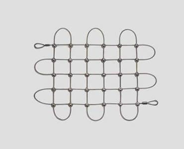 Stainless steel square rope mesh