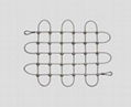 Stainless steel square rope mesh 1