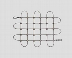 Stainless steel square rope mesh