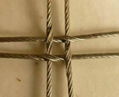 Stainless steel square rope mesh 2