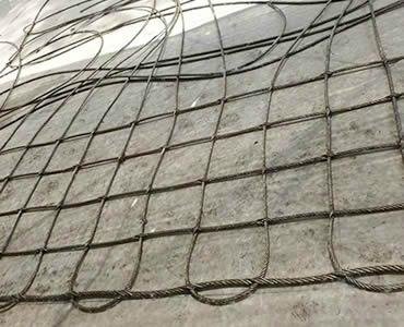 Stainless steel square rope mesh 5
