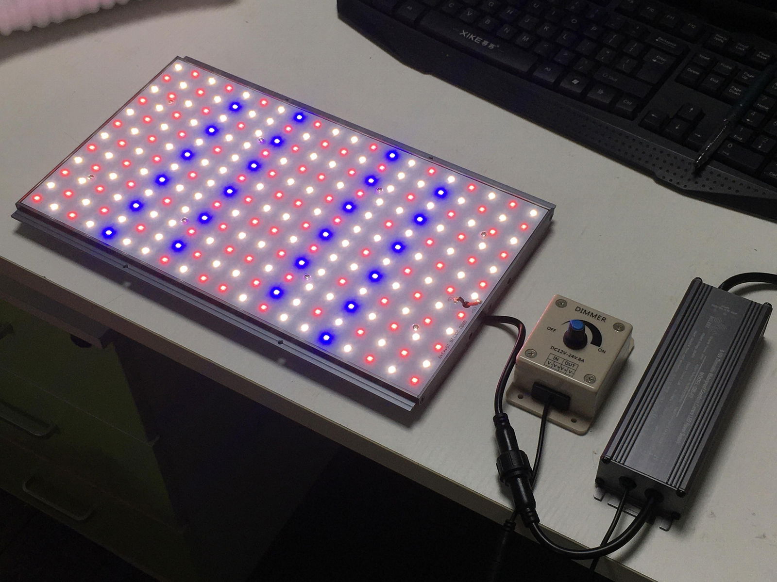 Dual Channel 500w led grow light, one for full spectrum and one for UVIRR 3