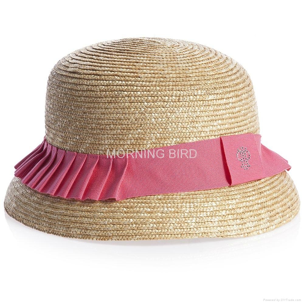 Fashion women ladies hats cool summer mini straw hats to decorate  3