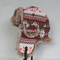 winter russian fur trapper hat 