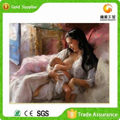 Free Sample Aall Art Resin Crafts Diamond Sexy Girl Canvas Oil Painting Art