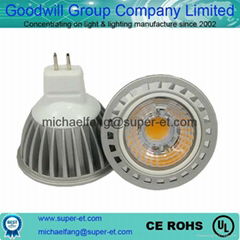 AC DC 12-24V 3w MR16 led spot light