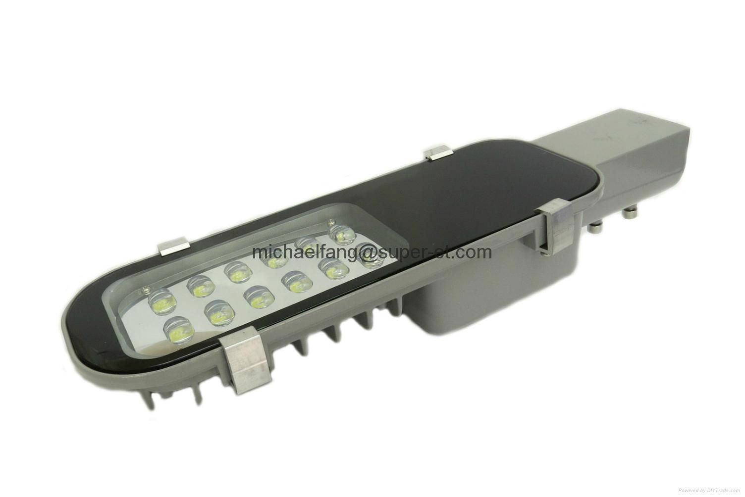 12w Outdoor cool white COB LED streetlight 2 years warranty CE ROHS certificates