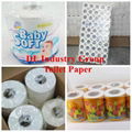 toilet paper in small roll and jumbo