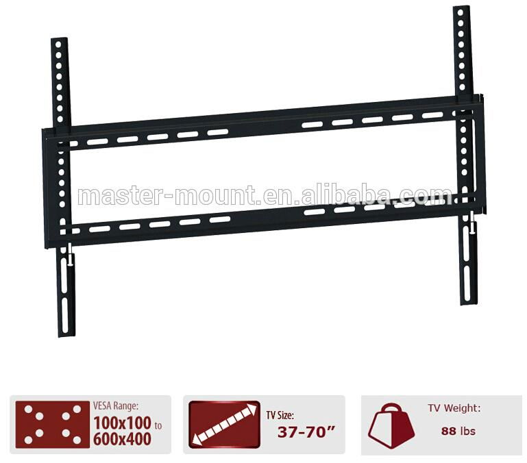 Ultra slim fixed LCD TV wall mount bracket for Plasma flat screen from 37 ~70 in 2