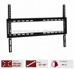 Ultra slim fixed LCD TV wall mount bracket for Plasma flat screen from 37 ~70 in