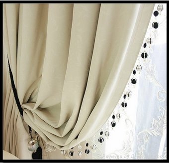100%polyester inherently flame retardant hotel curtain fabric 3