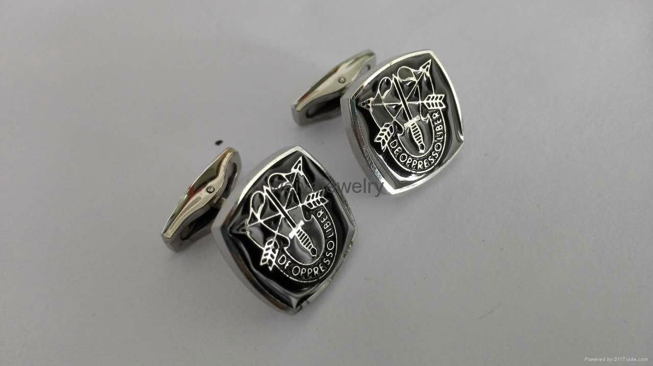 Fashion 316l stainless steel men's jewelry cufflink shirt for man  3