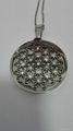 316l stainless steel flower of life pendant  1