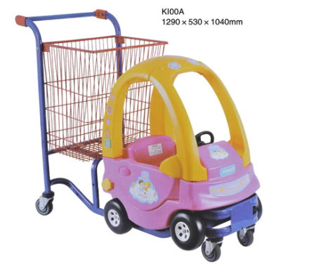 Kids Metal and Plastic Shopping Trolley 