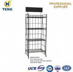 DR11 wire mesh display rack 