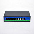 Hisource 10/100Mbps 8 port POE Switch 120W CCTV POE Switch Hub 5