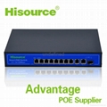 8 Port CCTV Hisource 8 poe switch 1