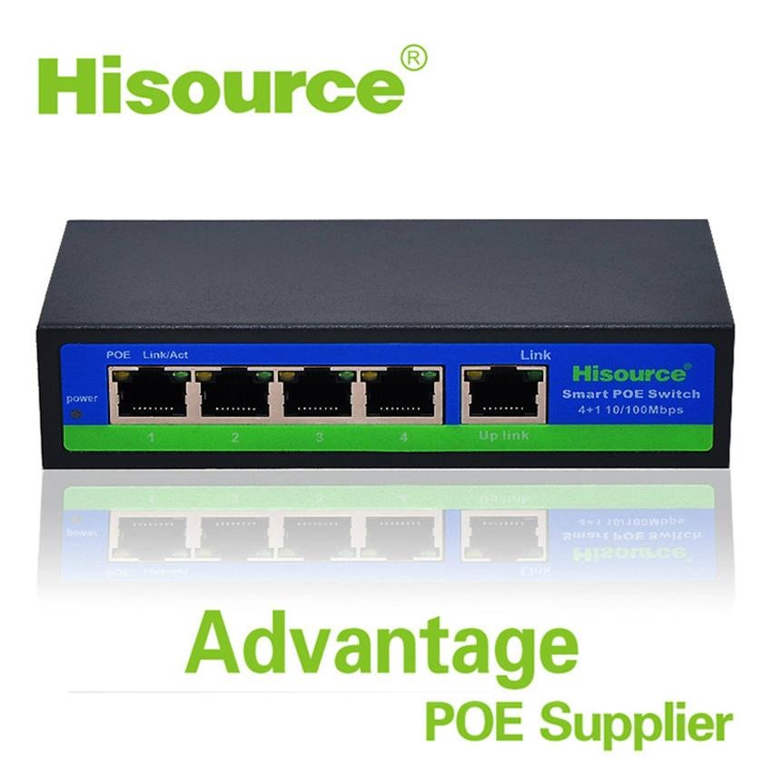 Factory 4 port 5 port POE network switch IEEE 802.3 AF/AT POE Switch for IP Came