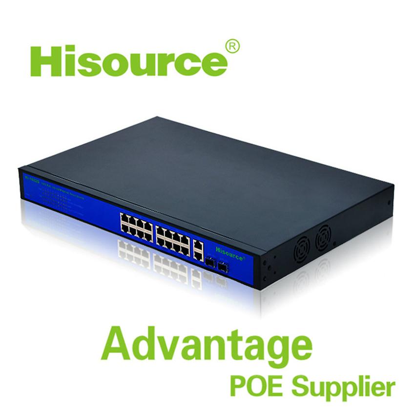 Hot sale Hisource 16 port Gigabit Network Switch 10/100/1000Mpbs Ethernet Smart 