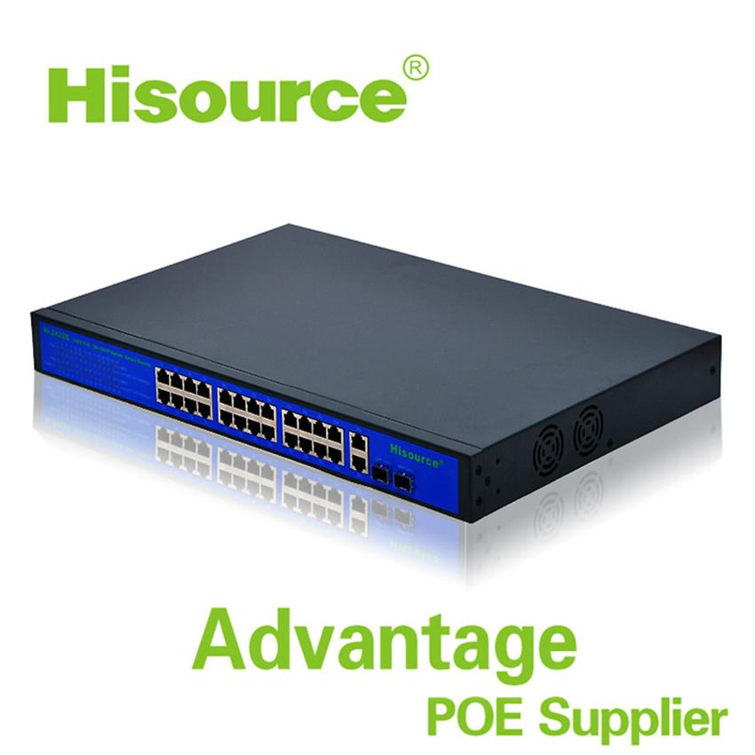 2016 Good quality 24 poe port 250W  10/100/1000 M gigabit Ethernet switch 3