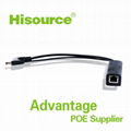 Security cctv application Hisource non isolated 12V POE Splitter 1