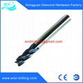 2/4/6 Flute Tungsten Steel Corner Radius End Mill