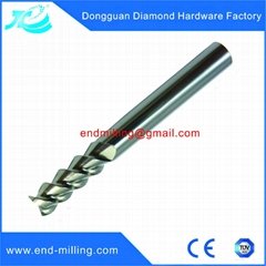 2/4/6 Flute Tungsten Steel End Mills for Aluminum Alloy
