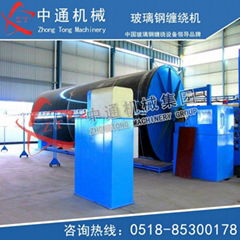 Glass fiber reinforced plastic storage tank winding machine