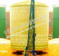 Glass fiber reinforced plastic vertical storage tanks equipment