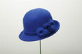 Customize Ladies Winter Bucket Wool Felt Hat  1