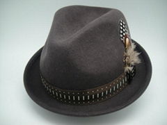 Man Fedora Wool Felt Hat 