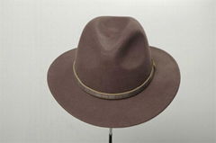 Winter Man Wide Brim Wool Felt Hat 