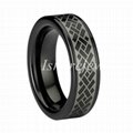 China Wholesale and Retail Fashion Jewelry Tungsten Lasered Ring 2